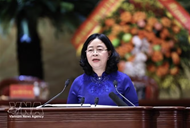 Bui Thi Minh Hoai re-elected President of Vietnam Fatherland Front Central Committee for 2026-2031