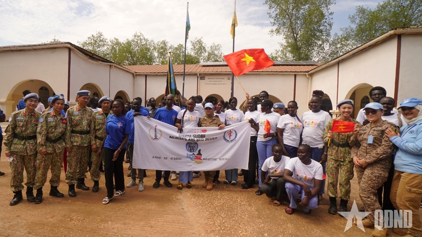 Vietnamese peacekeepers promote humanitarian values in South Sudan