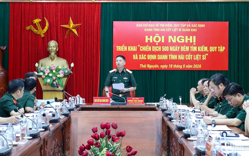 Military Region 1 strives to search for and collect 100 martyrs ...