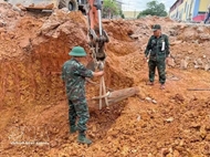 Wartime bomb safely detonated in Nghe An