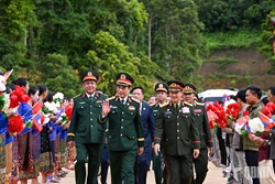 Third Vietnam-Laos Border Defense Friendship Exchange Kick-Started in Laos