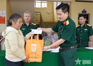 Military units organize gratitude activities in Tay Ninh