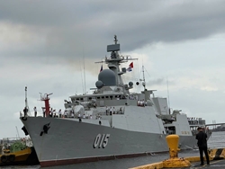 Frigate 015-Tran Hung Dao Begins Visit, Exchange with Philippine Navy