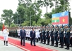 Top Vietnamese leader chairs welcome ceremony for President of Myanmar