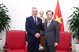 FM Le Hoai Trung receives Mastercard Vice Chairman Jon M Huntsman