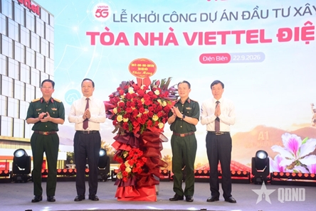 Dien Bien: Viettel breaks ground on office building