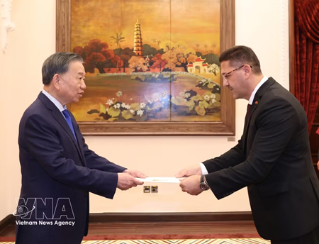 General Secretary and President To Lam receives newly accredited ambassadors