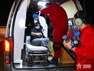 Southern Viet Nam Helicopter Company conducts medical evacuation for foreigner