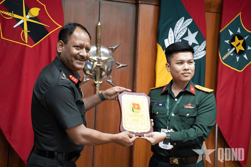 VPA young officer delegation visits Indian military units