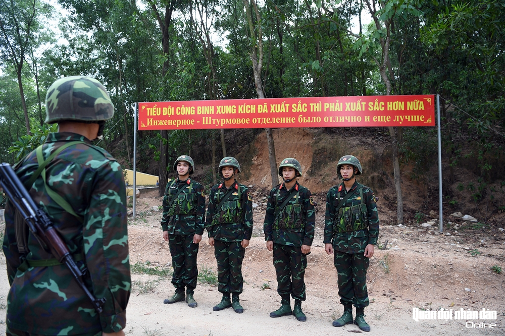 Nội dung thi đấu của Đội tuyển Công binh có tên gọi 