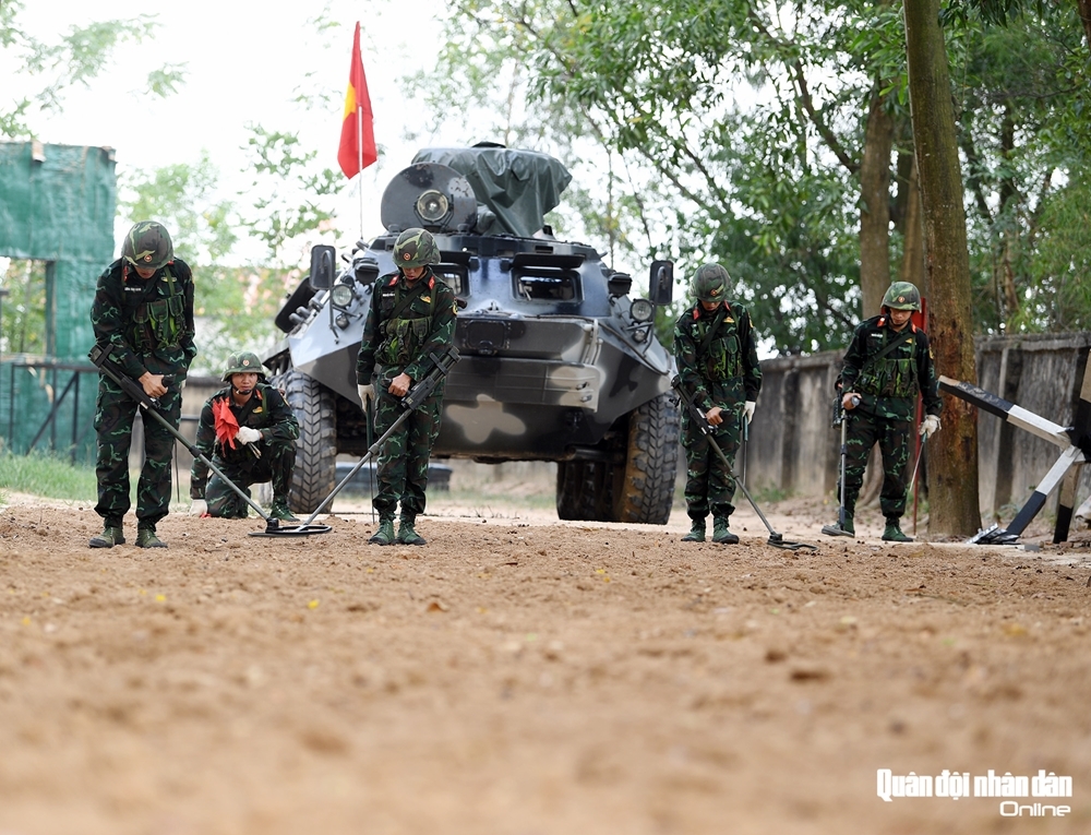 Đội tuyển Công binh Việt Nam quyết tâm đổi màu huy chương