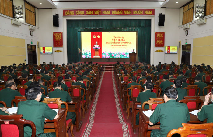 Kết quả nổi bật công tác rà soát, xây dựng văn bản Quy phạm pháp luật trong Tổng cục Hậu cần