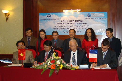 Tổng công ty ký hợp đồng mua máy bay với một công ty của Pháp