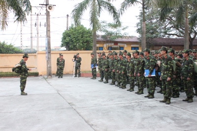 Rèn luyện, báo động cơ động bất kỳ lúc nào là chuyện bình thường ở Kho 708