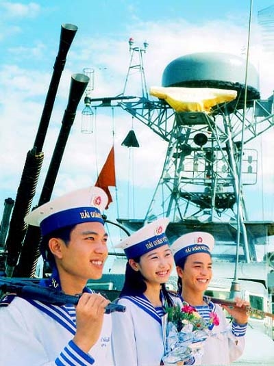 Chiến sỹ trẻ Vùng C Hải quân