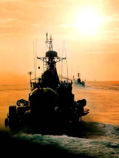 Hoàng hôn trên Quân cảng Đà Nẵng