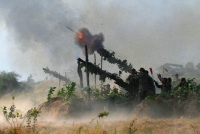 Pháo cao xạ đơn vị phòng không B1, Binh đoàn Cửu Long, tiêu diệt mục tiêu ngay từ loạt đạn đầu