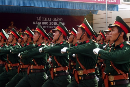 Các học viện và nhà trường quân đội khai giảng năm học 2010 -2011 và hướng tới Đại hội Đảng bộ Quân đội lần thứ IX và Đại hội Đảng toàn quốc lần thứ XI.