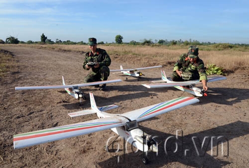 Chuẩn bị mục tiêu cho lực lượng phòng không trong cuộc diễn tập