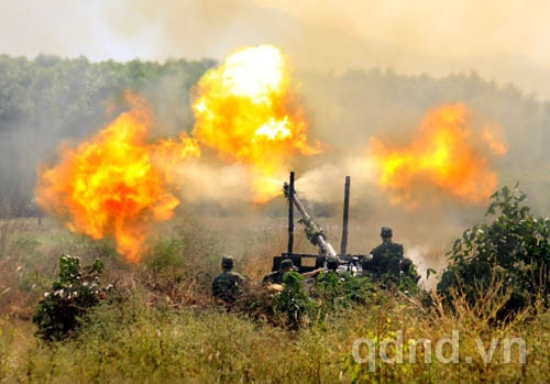 Kết quả huấn luyện, SSCĐ được thể hiện rõ nét trong những cuộc diễn tập bắn đạn thật cuối năm.