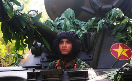 Sẵn sàng hoàn thành tốt nhiệm vụ huấn luyện