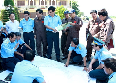 Để thực hiện tốt nhiệm vụ bay chuyên cơ phục vụ đoàn công tác của Chính phủ, Tổng Công ty Trực thăng Việt Nam và lãnh đạo Quân chủng Phòng không-Không quân đã tính toán kỹ lưỡng để xác định đường bay tối ưu nhất.