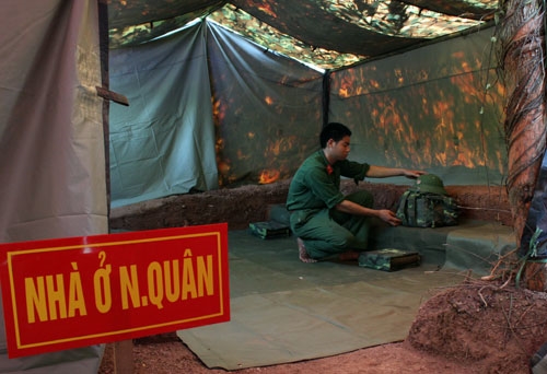 Sắp xếp trật tự nội vụ vệ sinh tại nhà ở nuôi quân...