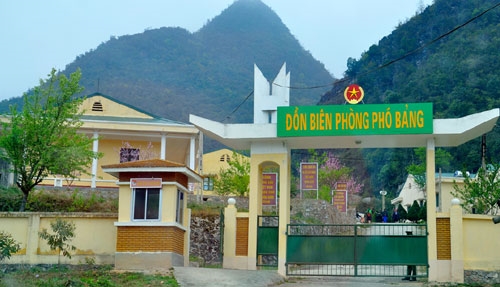 Đồn biên phòng Phó Bảng, nơi những người lính mang quân hàm xanh đang ngày đêm canh giữ nơi phên giậu của Tổ quốc