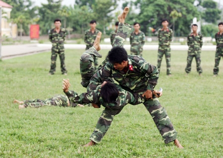 Một đòn đánh đối kháng.