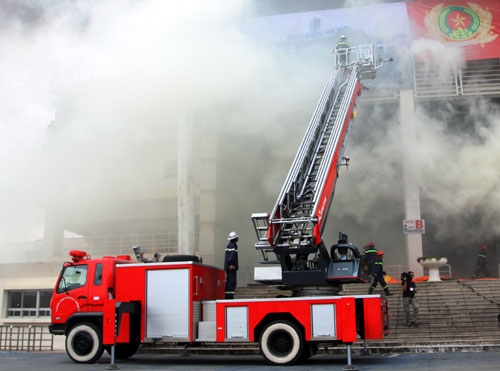 Nhưng nhanh chóng bị lực lượng phòng cháy chữa cháy khống chế.