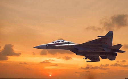 SU30MK2 là máy bay chiến đấu hiện đại, có khả năng tác chiến trong mọi điều kiện thời tiết.