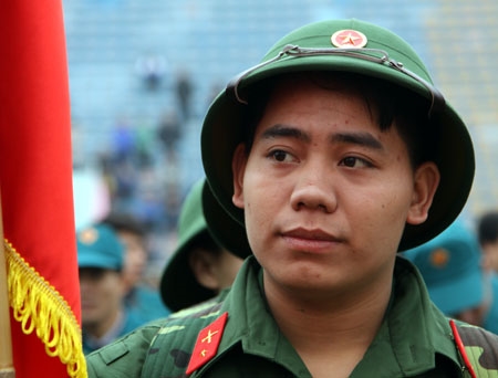 Tự tin trong ngày nhập ngũ