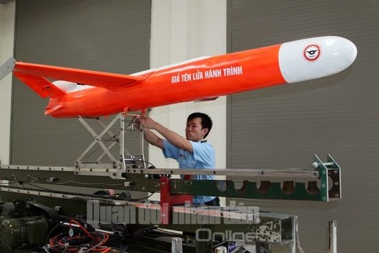 Chủng loại phương tiện bay không người lái của Viện Kỹ thuật PK-KQ rất đa dạng. Đây là phương tiện bay không người lái giả tên lửa hành trình...