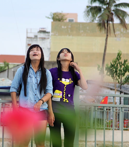 Háo hức với những cánh diều.