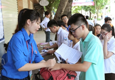 100% thí sinh được hỗ trợ trông giữ đồ miễn phí.