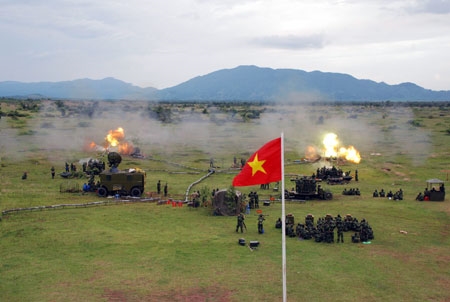 Toàn cảnh thao trường.