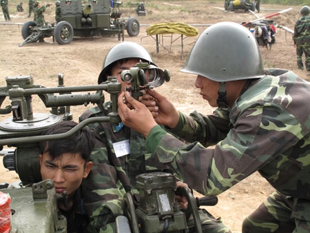 Thống nhất điểm ngắm.