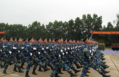 Khối Cảnh sát biển Việt Nam mới tham gia luyện tập