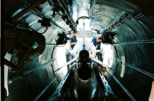 Chuẩn bị đi biển.