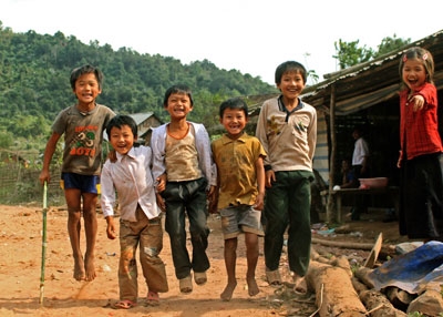 Nét hồn nhiên của trẻ em ở Mường Tè-Lai Châu