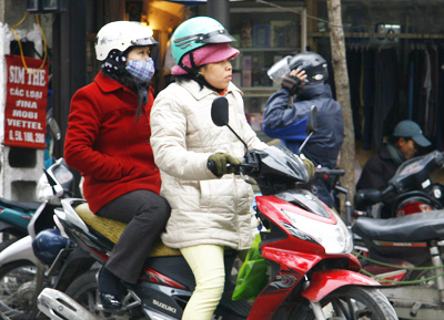 Hà Nội trong giá rét