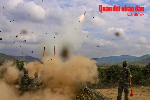 Tên lửa vác vai A87 tham gia bắn đạn thật