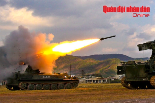 Tên lửa tự hành A89 tiêu diệt mục tiêu tại trường bắn quốc gia TB1