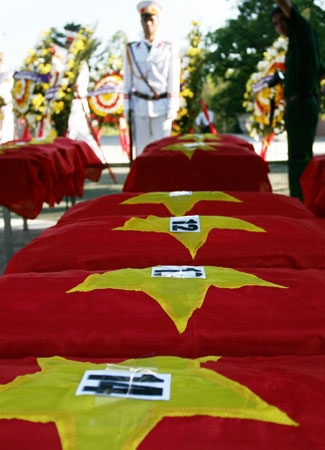 Hầu hết các hài cốt các anh được tìm thấy đều chưa biết tên, chỉ có 1 con số vỏn vẹn để nhớ