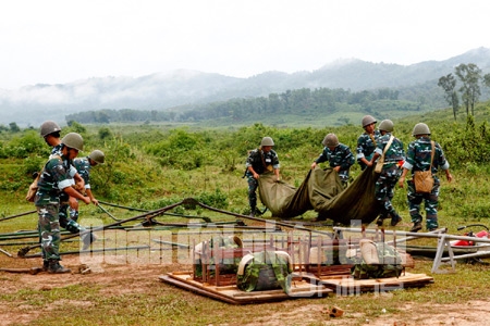 Triển khai dựng nhà bạt