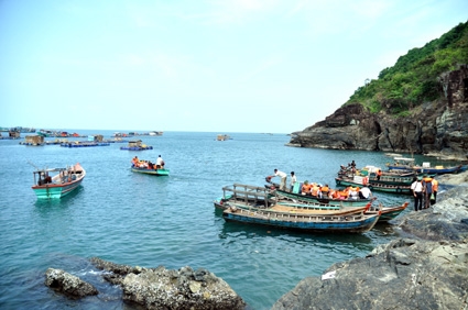 Một góc đảo Hòn Chuối.