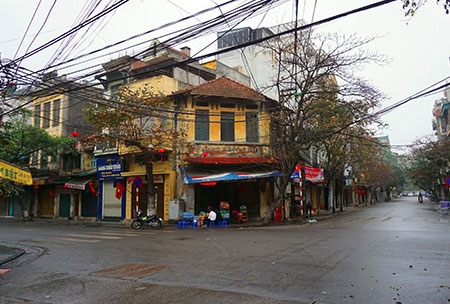 Một góc phố Hàng Điếu.