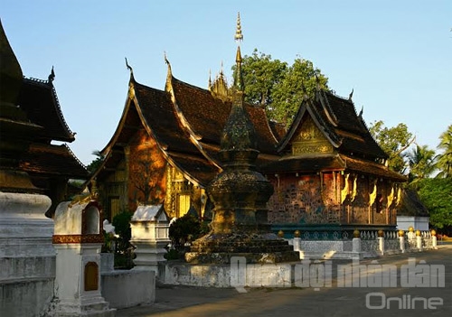 Chùa Wat Xieng Thong - ngôi chùa nổi tiếng tại Luông Pha Băng.
