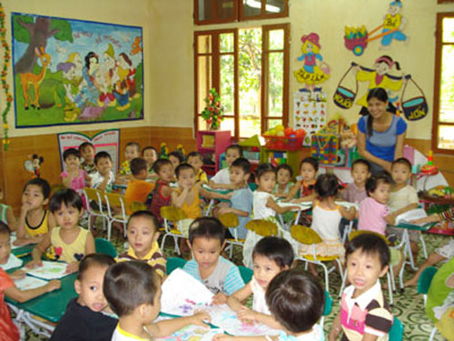 CHUẨN HÓA TRƯỜNG MẦM NON TRONG QUÂN ĐỘI