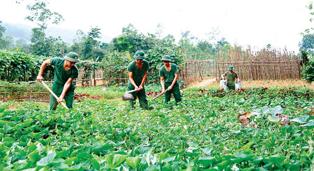 Doanh trại như… nhà mình!